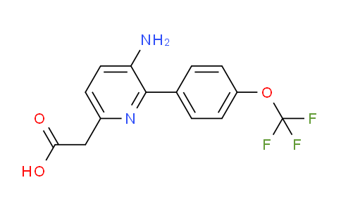 AM24869 | 1261750-89-3 | 3-Amino-2-(4-(trifluoromethoxy)phenyl)pyridine-6-acetic acid