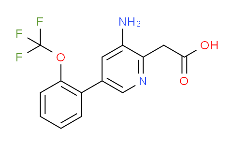 AM24870 | 1261854-35-6 | 3-Amino-5-(2-(trifluoromethoxy)phenyl)pyridine-2-acetic acid
