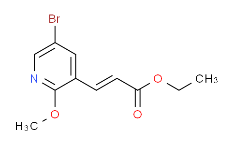 AM248704 | 1197397-26-4 | Ethyl 3-(5-bromo-2-methoxy-3-pyridyl)acrylate