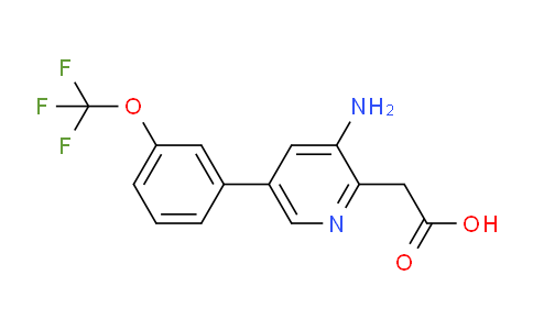 AM24871 | 1261717-39-8 | 3-Amino-5-(3-(trifluoromethoxy)phenyl)pyridine-2-acetic acid