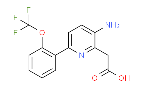 AM24873 | 1261756-11-9 | 3-Amino-6-(2-(trifluoromethoxy)phenyl)pyridine-2-acetic acid