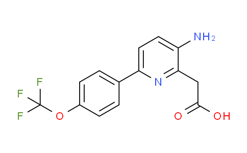 AM24875 | 1261854-39-0 | 3-Amino-6-(4-(trifluoromethoxy)phenyl)pyridine-2-acetic acid