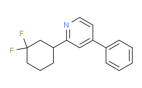 2-(3,3-Difluorocyclohexyl)-4-phenylpyridine