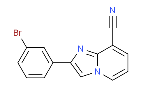 2-(3-Bromophenyl)imidazo[1,2-a]pyridine-8-carbonitrile