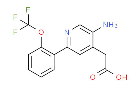 AM24877 | 1261454-61-8 | 5-Amino-2-(2-(trifluoromethoxy)phenyl)pyridine-4-acetic acid