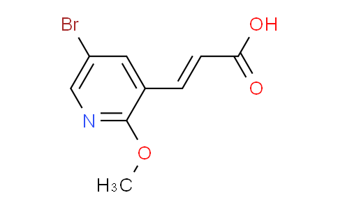 3-(5-Bromo-2-methoxy-3-pyridyl)acrylic acid