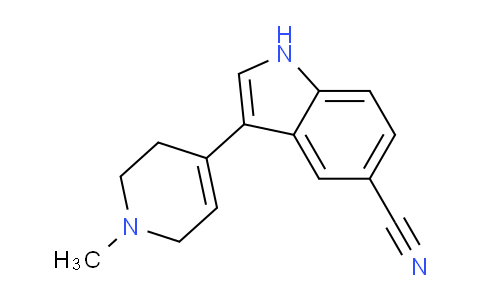 3-(1-Methyl-1,2,3,6-tetrahydro-4-pyridinyl)-1h-indole-5-carbonitrile
