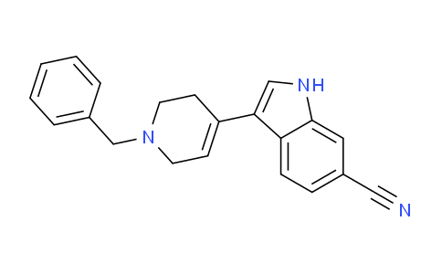 3-(1-Benzyl-1,2,3,6-tetrahydro-4-pyridinyl)-1h-indole-6-carbonitrile