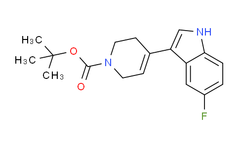 4-(5-Fluoro-1h-indol-3-yl)-3,6-dihydro-2h-pyridine-1-carboxylic acid tert-butyl ester