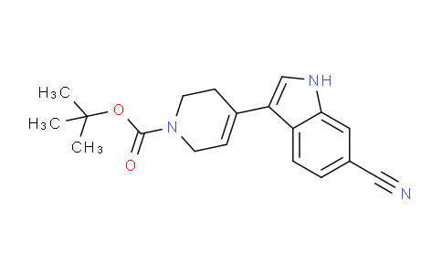 4-(6-Cyano-1h-indol-3-yl)-3,6-dihydro-2h-pyridine-1-carboxylic acid tert-butyl ester