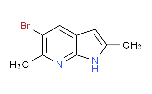 5-Bromo-2,6-dimethyl-1H-pyrrolo[2,3-b]pyridine