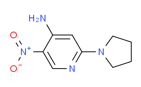 5-Nitro-2-(pyrrolidin-1-yl)pyridin-4-amine