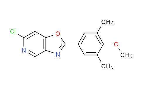 6-Chloro-2-(4-methoxy-3,5-dimethylphenyl)oxazolo[4,5-c]pyridine