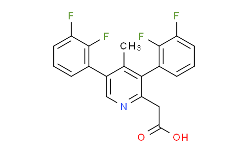 AM24885 | 1261570-01-7 | 3,5-Bis(2,3-difluorophenyl)-4-methylpyridine-2-acetic acid