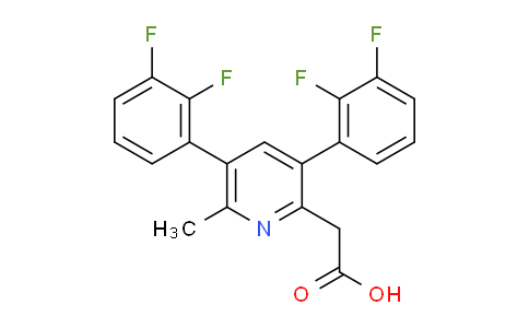 AM24886 | 1261652-35-0 | 3,5-Bis(2,3-difluorophenyl)-6-methylpyridine-2-acetic acid