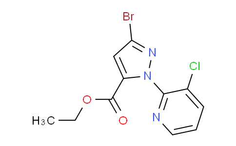 Ethyl 3-bromo-1-(3-chloropyridin-2-yl)-1h-pyrazole-5-carboxylate