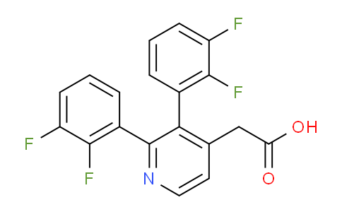 2,3-Bis(2,3-difluorophenyl)pyridine-4-acetic acid