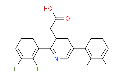 2,5-Bis(2,3-difluorophenyl)pyridine-3-acetic acid