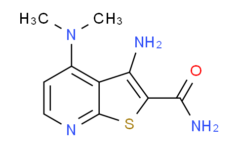3-Amino-4-(dimethylamino)thieno[2,3-b]pyridine-2-carboxamide