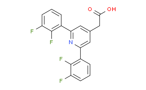 2,6-Bis(2,3-difluorophenyl)pyridine-4-acetic acid