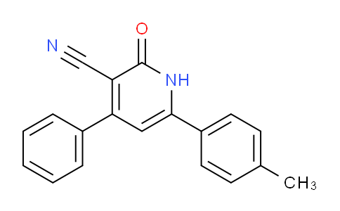 2-Oxo-4-phenyl-6-(p-tolyl)-1,2-dihydropyridine-3-carbonitrile
