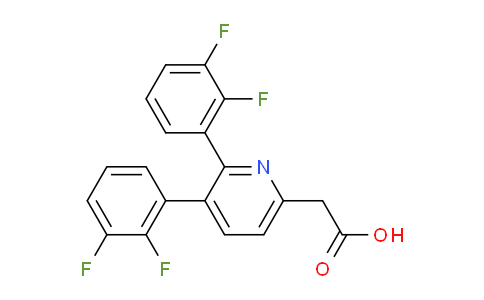3,2-Bis(2,3-difluorophenyl)pyridine-6-acetic acid