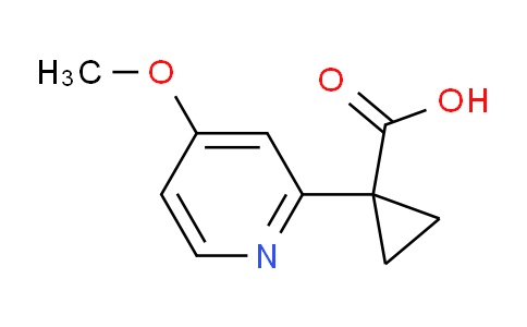 1-(4-Methoxypyridin-2-yl)cyclopropanecarboxylic acid