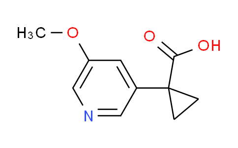 1-(5-Methoxypyridin-3-yl)cyclopropanecarboxylic acid