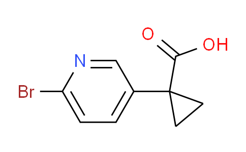 1-(6-Bromopyridin-3-yl)cyclopropanecarboxylic acid