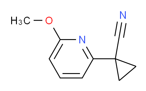 1-(6-Methoxypyridin-2-yl)cyclopropanecarbonitrile