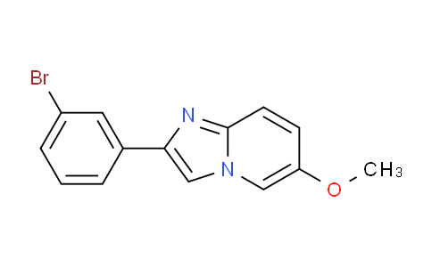 AM248945 | 1447606-37-2 | 2-(3-Bromophenyl)-6-methoxyimidazo[1,2-a]pyridine