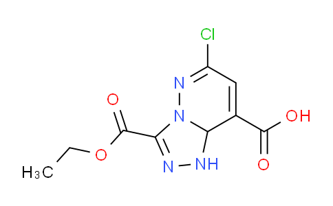 6-Chloro-3-(ethoxycarbonyl)-1,8a-dihydro-[1,2,4]triazolo[4,3-b]pyridazine-8-carboxylic acid