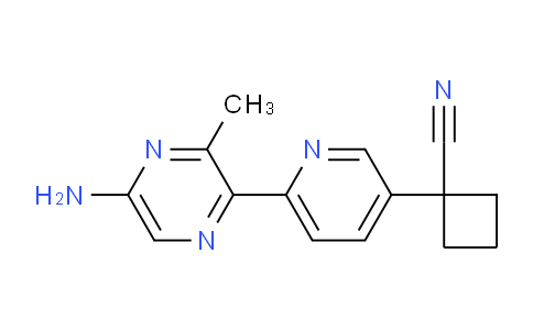 AM248965 | 1369513-83-6 | 1-(6-(5-Amino-3-methylpyrazin-2-yl)pyridin-3-yl)cyclobutanecarbonitrile