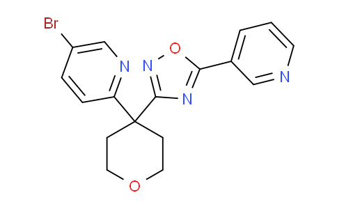 AM248972 | 1369514-00-0 | 3-(4-(5-Bromopyridin-2-yl)tetrahydro-2h-pyran-4-yl)-5-(pyridin-3-yl)-1,2,4-oxadiazole