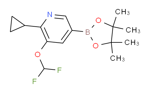 AM248995 | 1355071-80-5 | (6-Cyclopropyl-5-(difluoromethoxy)pyridin-3-yl)boronic acid pinacol ester