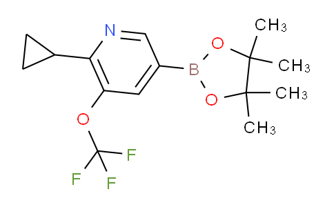 AM248997 | 1355071-91-8 | (6-Cyclopropyl-5-(trifluoromethoxy)pyridin-3-yl)boronic acid pinacol ester