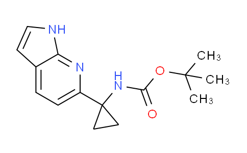 AM249001 | 1159734-26-5 | Tert-butyl (1-(1h-pyrrolo[2,3-b]pyridin-6-yl)cyclopropyl)carbamate