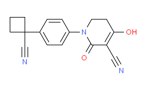 AM249019 | 1236409-72-5 | 1-(4-(1-Cyanocyclobutyl)phenyl)-4-hydroxy-2-oxo-1,2,5,6-tetrahydropyridine-3-carbonitrile