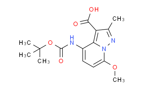 AM249047 | 1823484-16-7 | 4-((Tert-butoxycarbonyl)amino)-7-methoxy-2-methylpyrazolo[1,5-a]pyridine-3-carboxylic acid