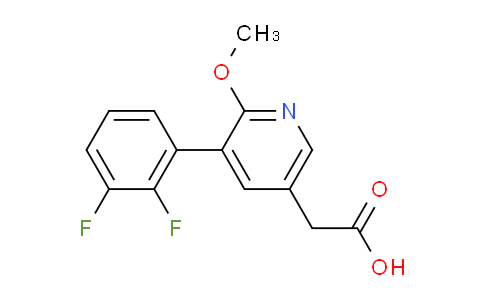 3-(2,3-Difluorophenyl)-2-methoxypyridine-5-acetic acid