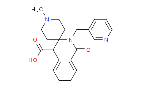 AM249051 | 1227625-92-4 | 1'-Methyl-1-oxo-2-(pyridin-3-ylmethyl)-2,4-dihydro-1H-spiro[isoquinoline-3,4'-piperidine]-4-carboxylic acid