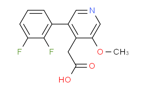 3-(2,3-Difluorophenyl)-5-methoxypyridine-4-acetic acid