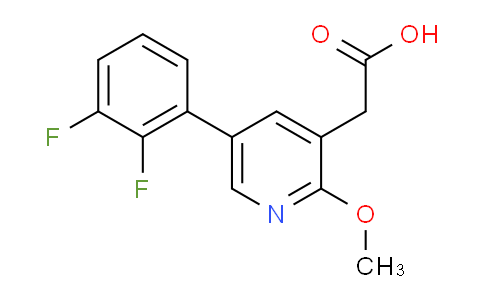 5-(2,3-Difluorophenyl)-2-methoxypyridine-3-acetic acid