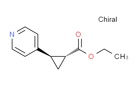 Ethyl trans-2-(pyridin-4-yl)cyclopropane-1-carboxylate