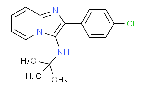 N-(tert-butyl)-2-(4-chlorophenyl)imidazo[1,2-a]pyridin-3-amine