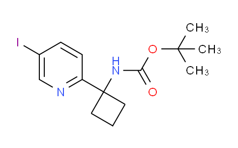 AM249084 | 1257637-95-8 | Tert-butyl (1-(5-iodopyridin-2-yl)cyclobutyl)carbamate