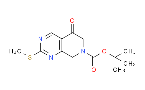 Tert-butyl 2-(methylthio)-5-oxo-5,6-dihydropyrido[3,4-d]pyrimidine-7(8h)-carboxylate