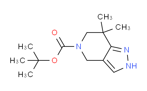 Tert-butyl 7,7-dimethyl-6,7-dihydro-2h-pyrazolo[4,3-c]pyridine-5(4h)-carboxylate