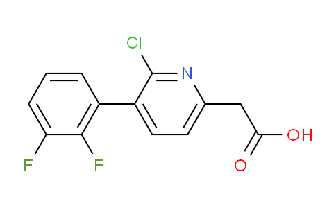 2-Chloro-3-(2,3-difluorophenyl)pyridine-6-acetic acid