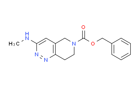 Benzyl 3-(methylamino)-7,8-dihydropyrido[4,3-c]pyridazine-6(5h)-carboxylate